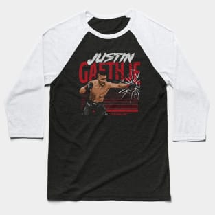 Justin Gaethje Power Punch Baseball T-Shirt